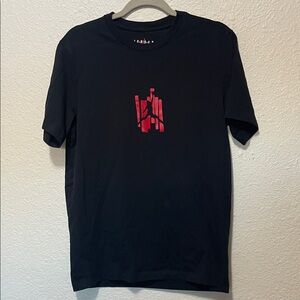 Jordan Jumpman Men's Black And Red Tee Shirt. Good Condition. Size M.